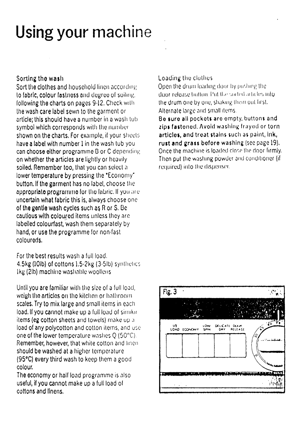 Electrolux WD1034 manual 