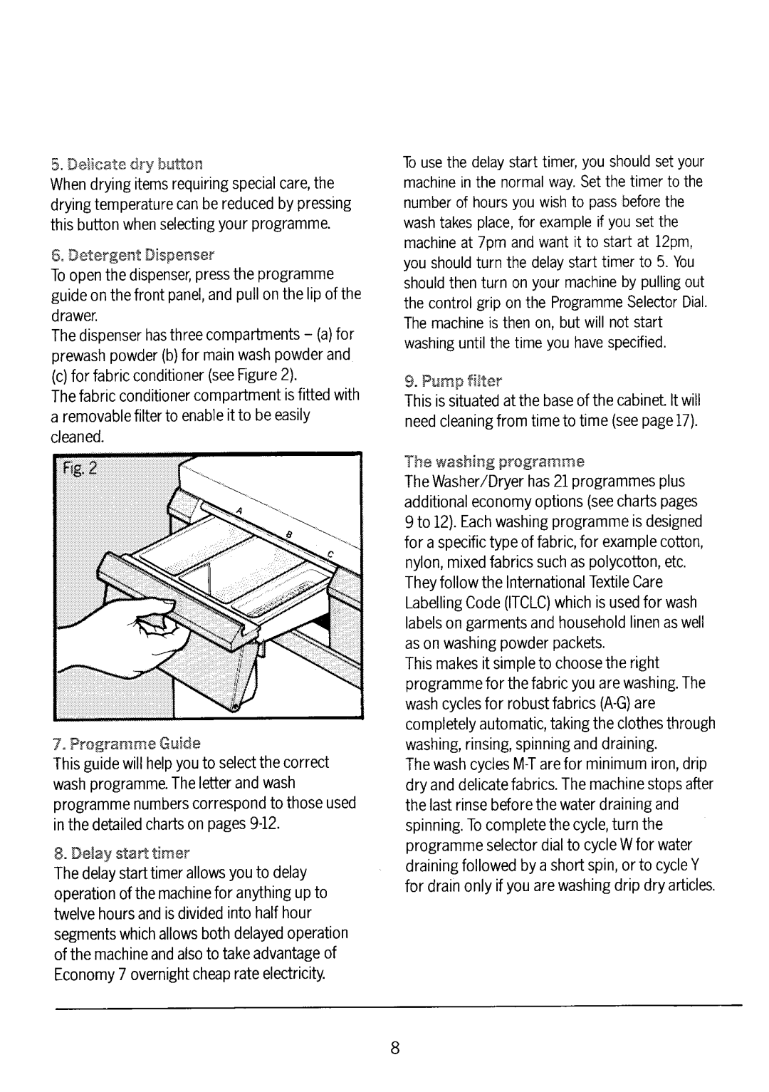 Electrolux WD1039 manual 