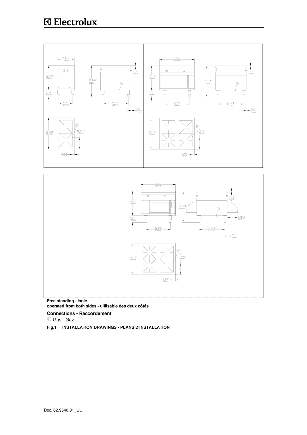 Electrolux WGGRABQOOO, WGGWDBQQOO, WGGWABQQOO, WGGWDAQQOO, WGGRAAQOOO, WGGRAFQOOO, WGGWDFQQOO, 584113 Connections Raccordement 