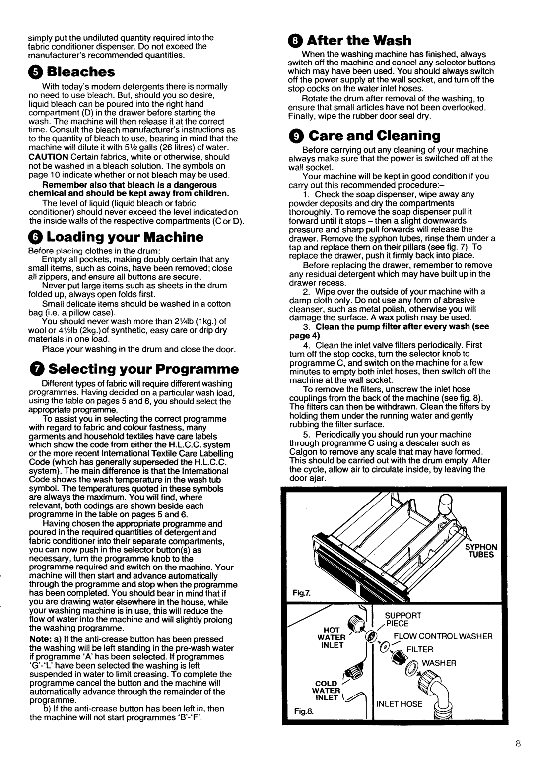 Electrolux WH 810 manual 