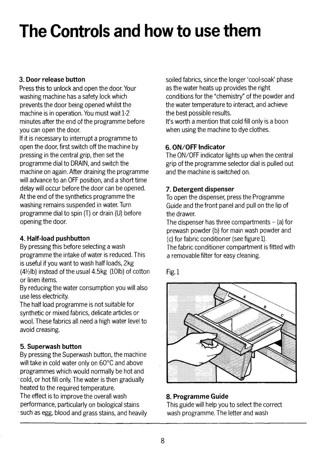 Electrolux WH828 manual 