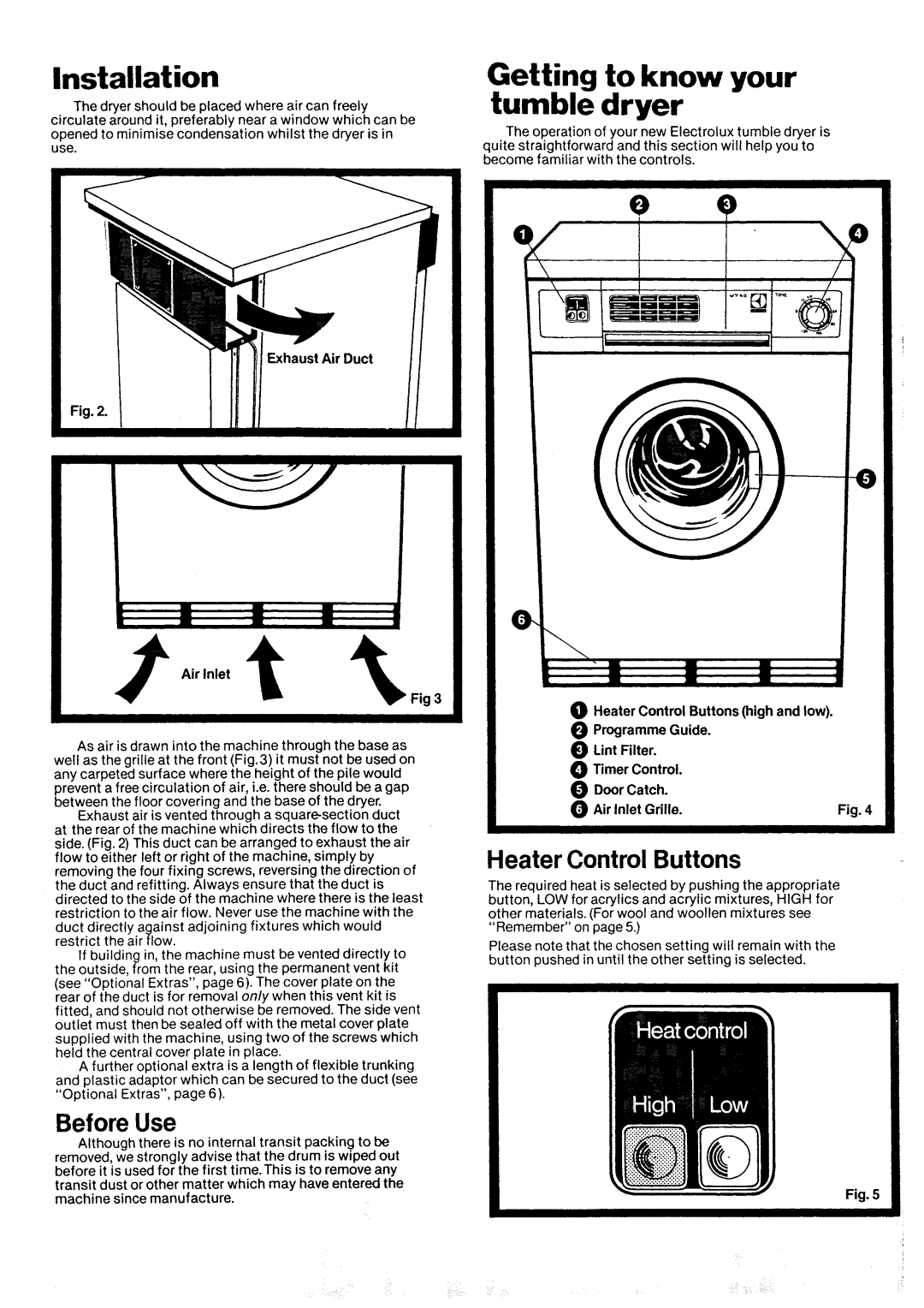 Electrolux WT40 manual 