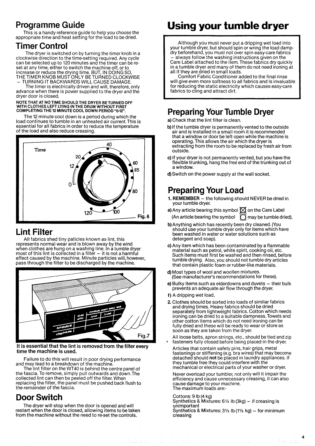 Electrolux WT40 manual 