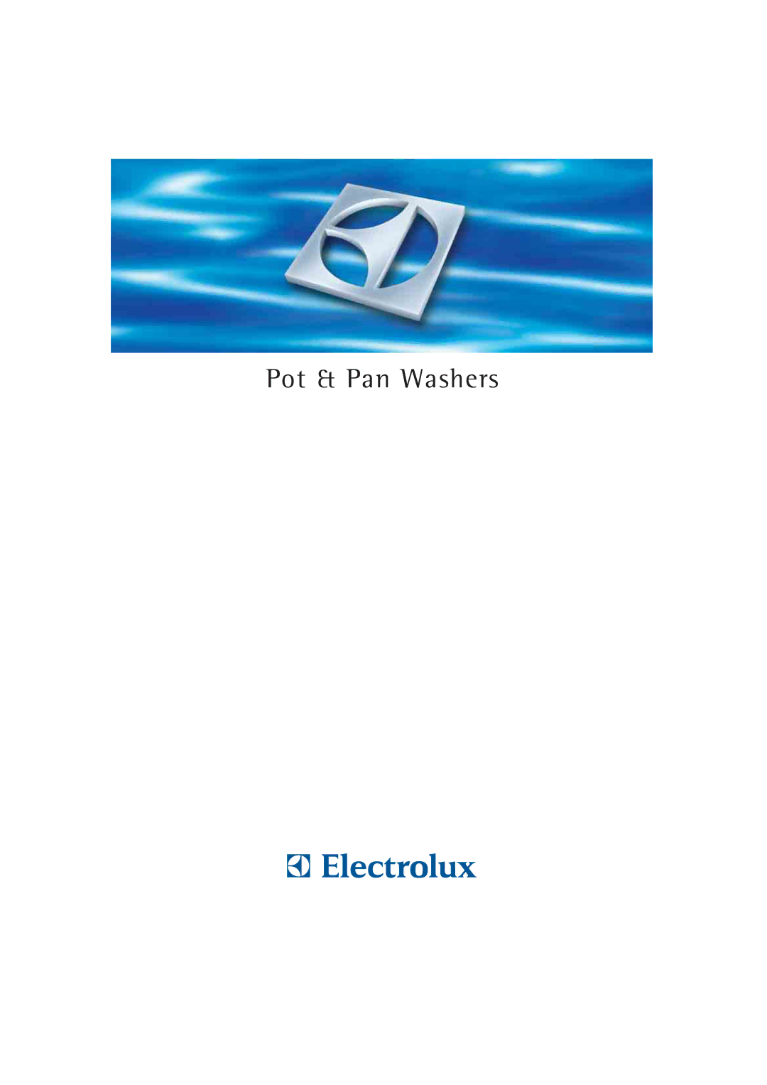 Electrolux WT830EMH, WT850EM, WT830EMM manual Pot & Pan Washers 