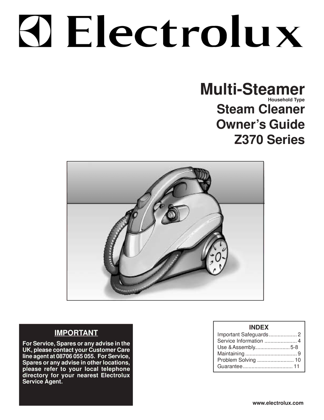 Electrolux Z370 manual Multi-Steamer 