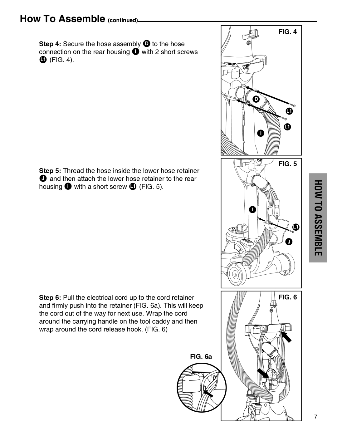 Electrolux Z4700 Series manual Assemble 