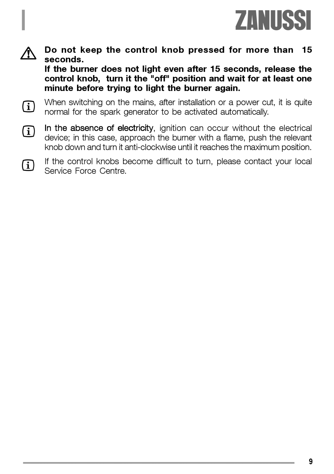 Electrolux ZGS 782 IT, ZGS 782 ICT manual 