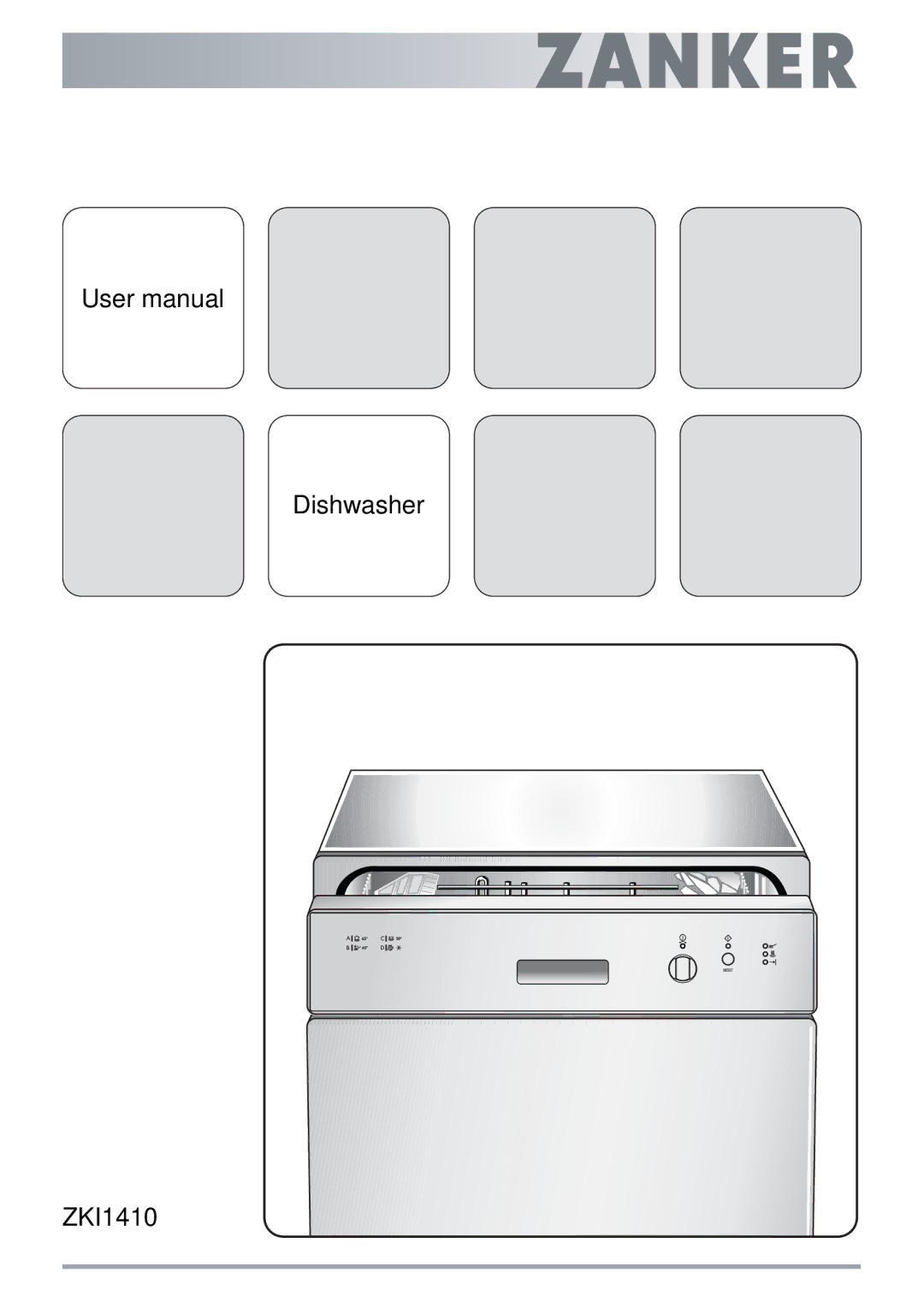 Electrolux user manual Dishwasher ZKI1410 