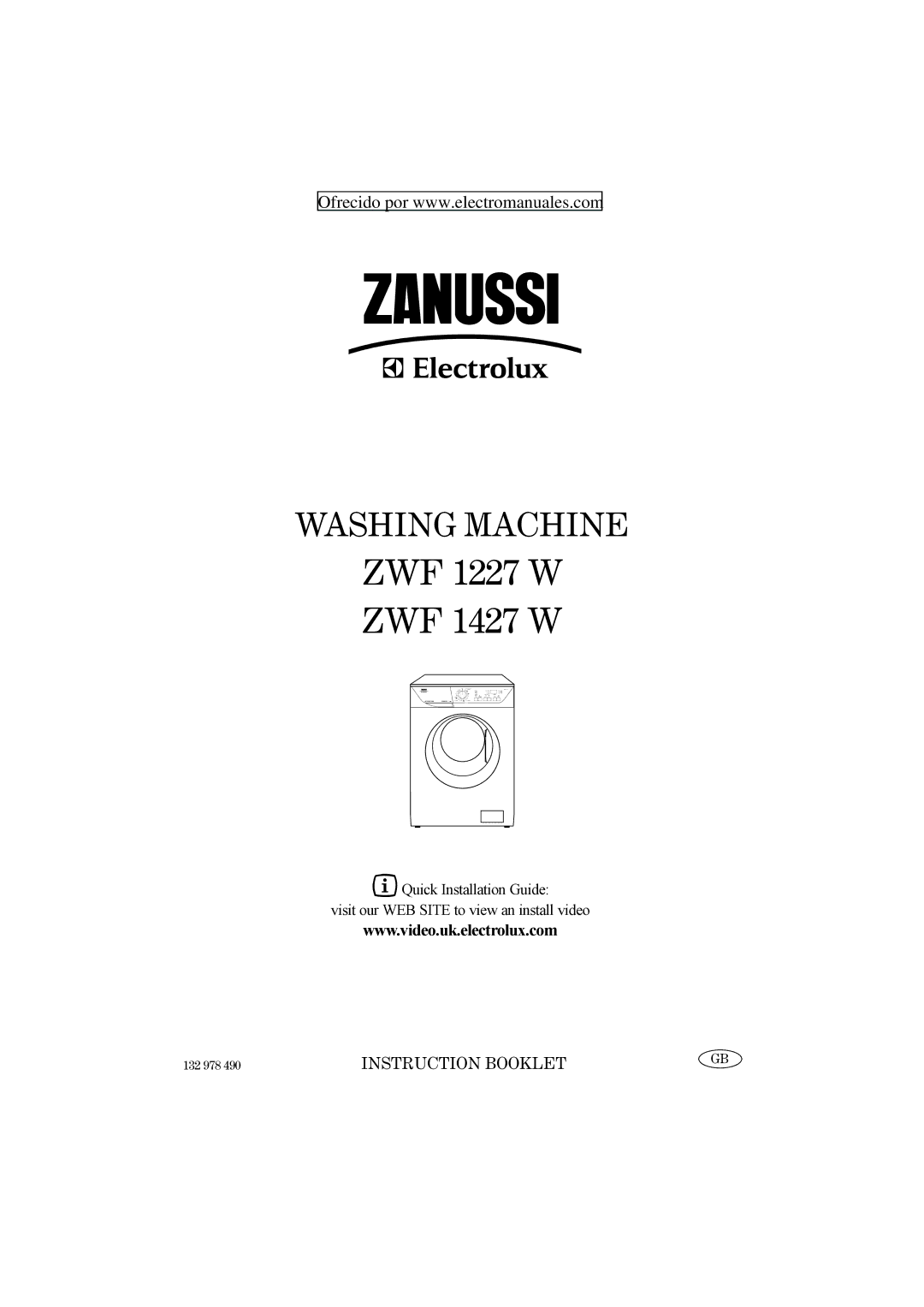 Electrolux manual ZWF 1227 W ZWF 1427 W 