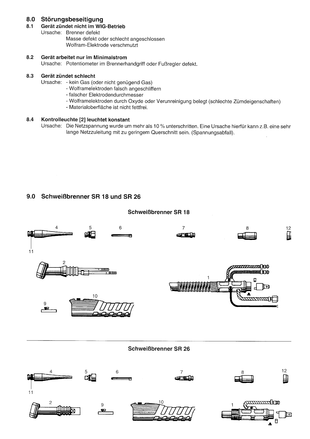 Elektra Beckum TIG 255 AC/DC, TIG 255 DC manual 