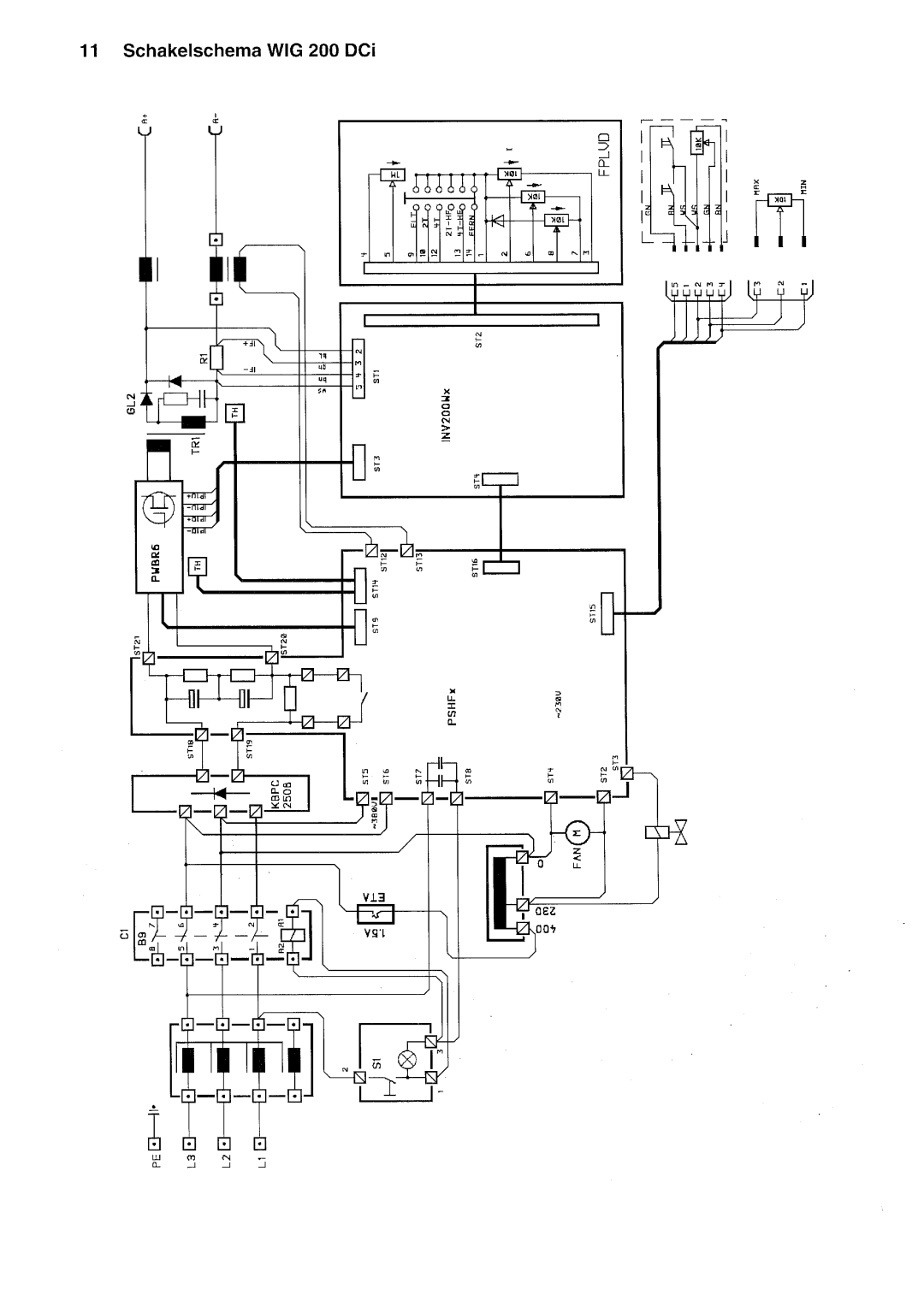 Elektra Beckum WIG 200 DCi manual 