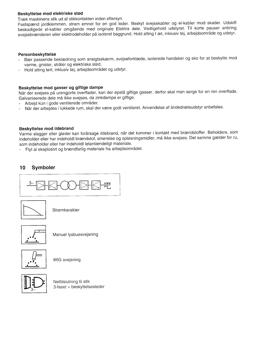 Elektra Beckum WIG 200 DCi manual 