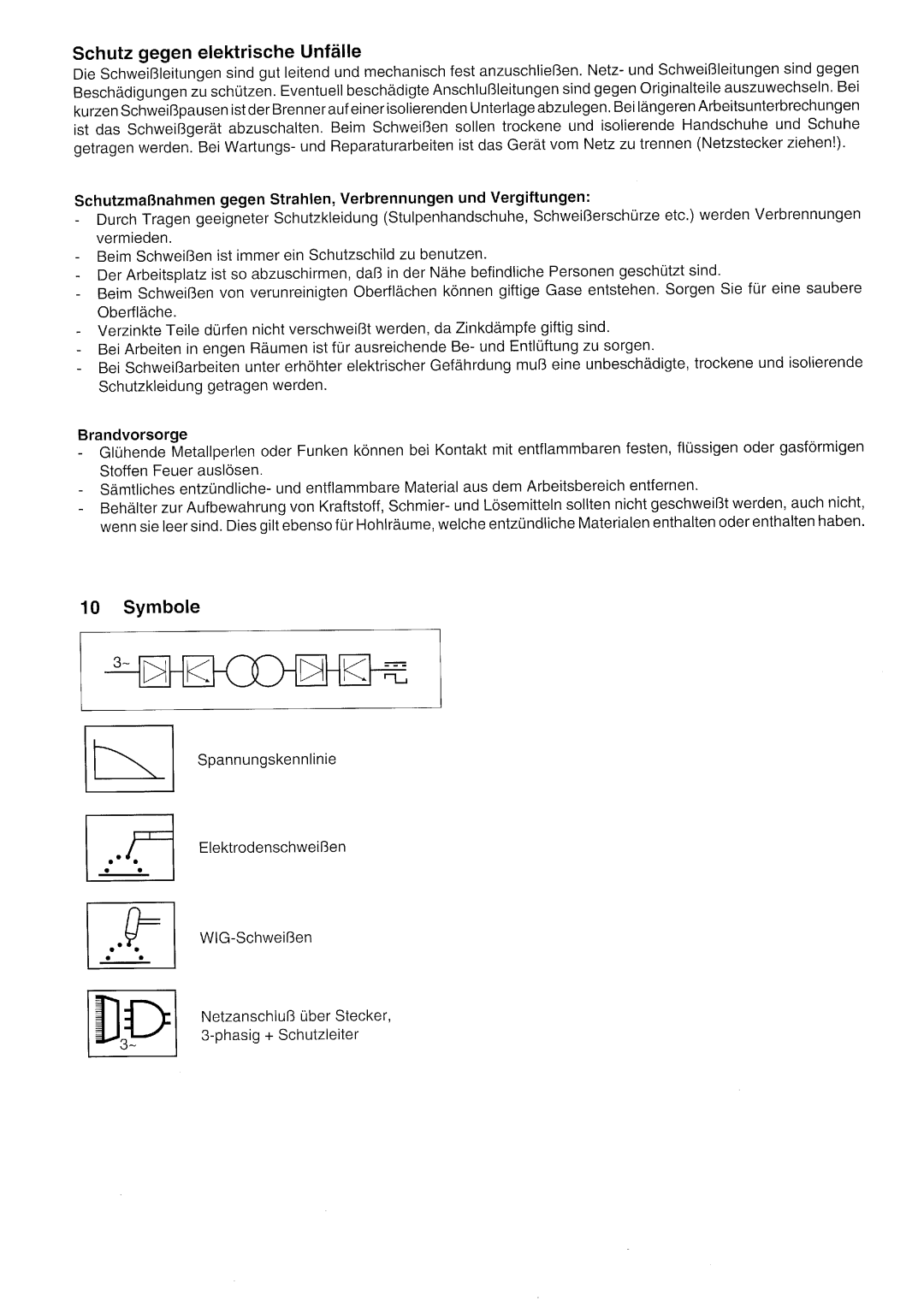 Elektra Beckum WIG 200 DCi manual 