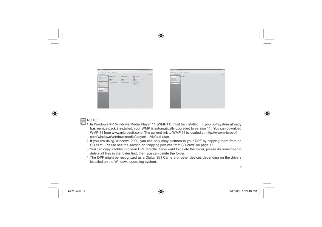 Element Electronics EFG272 user manual A271.indd 28/08 15340 PM 