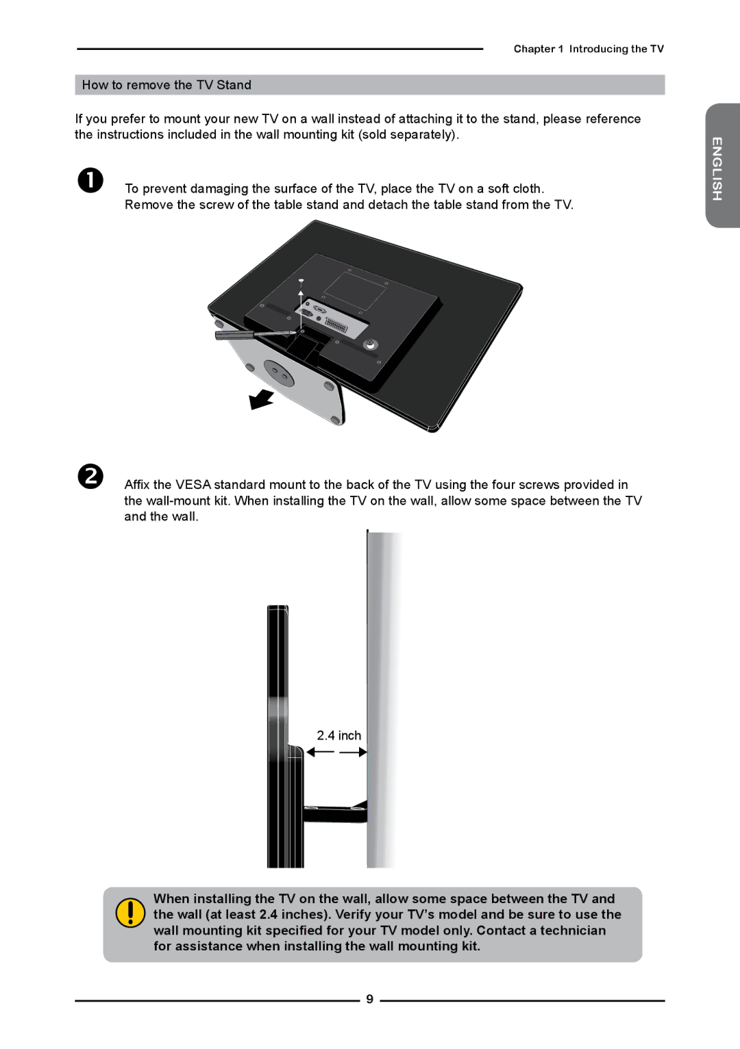 Element Electronics Flat Panel Television manual Inch 