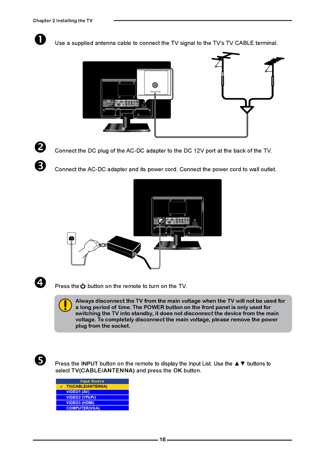 Element Electronics Flat Panel Television manual 