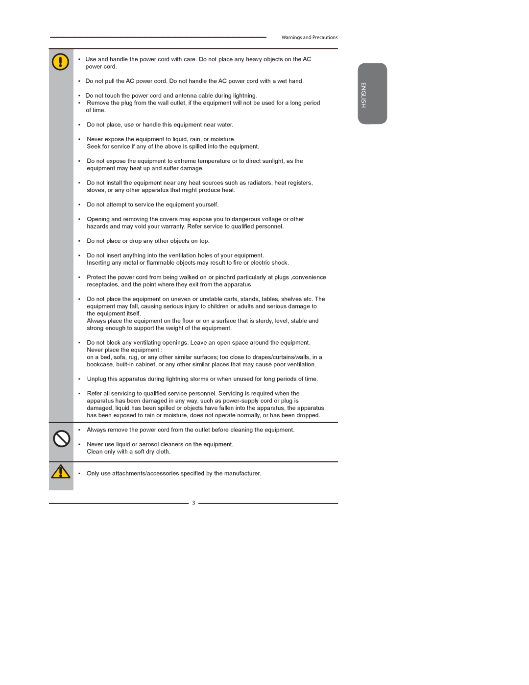 Element Electronics FLX-2610 manual English 