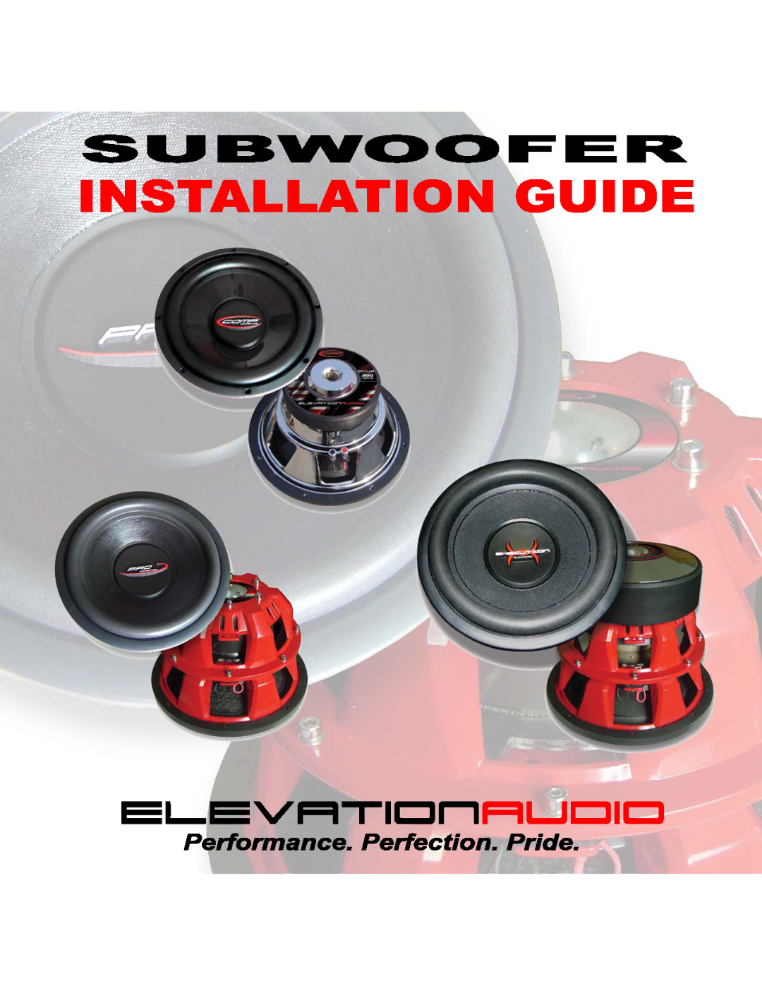 Elevation Audio X12, X15 manual 