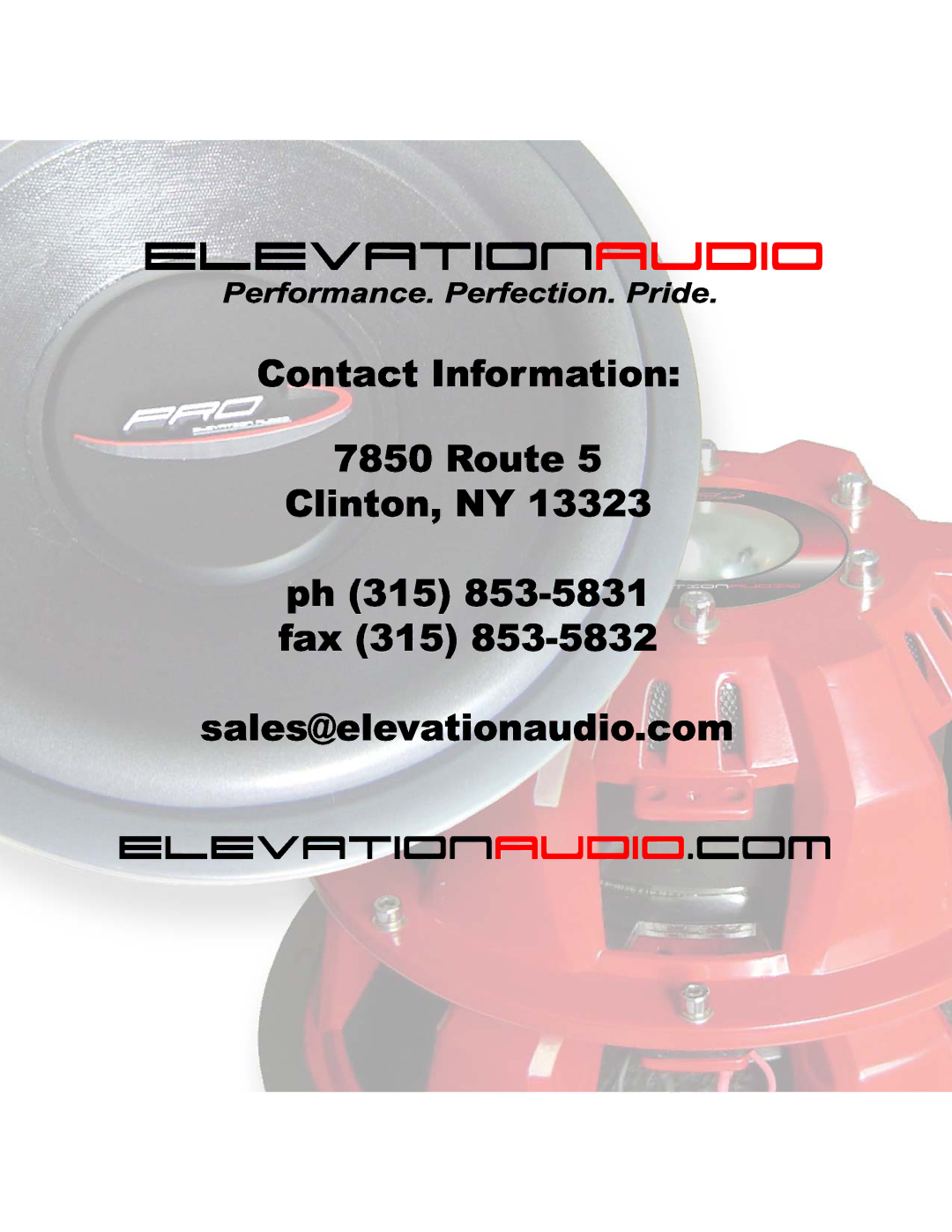 Elevation Audio X15, X12 manual 