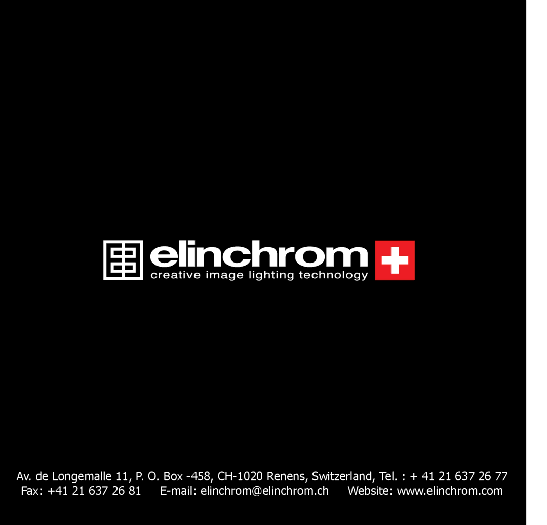 Elinchrom 19350 manual 