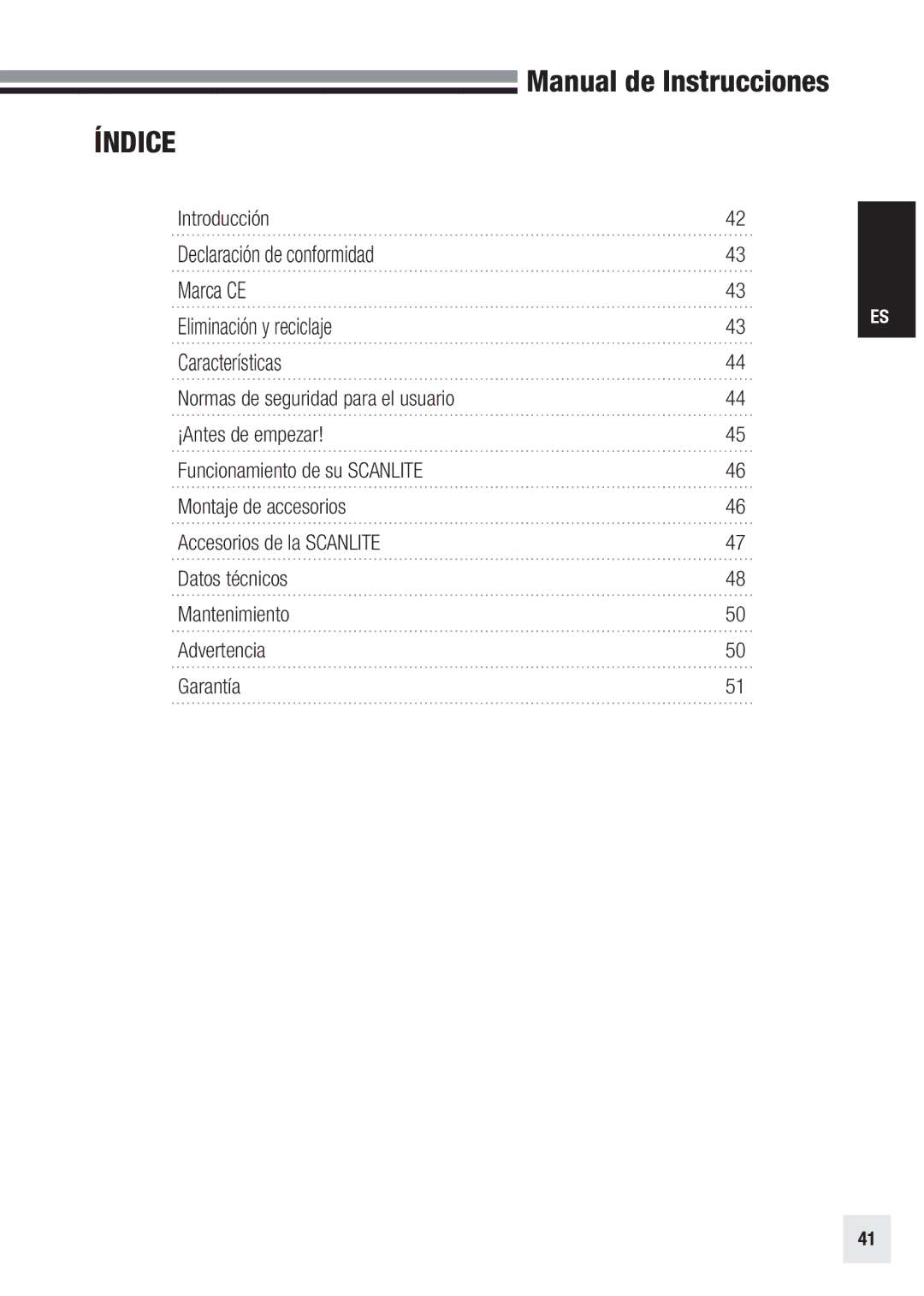 Elinchrom 20998 user manual Índice 