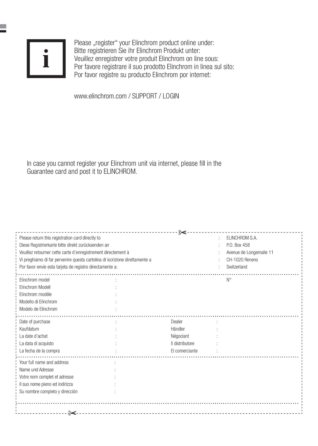 Elinchrom 20998 user manual Elinchrom S.A 