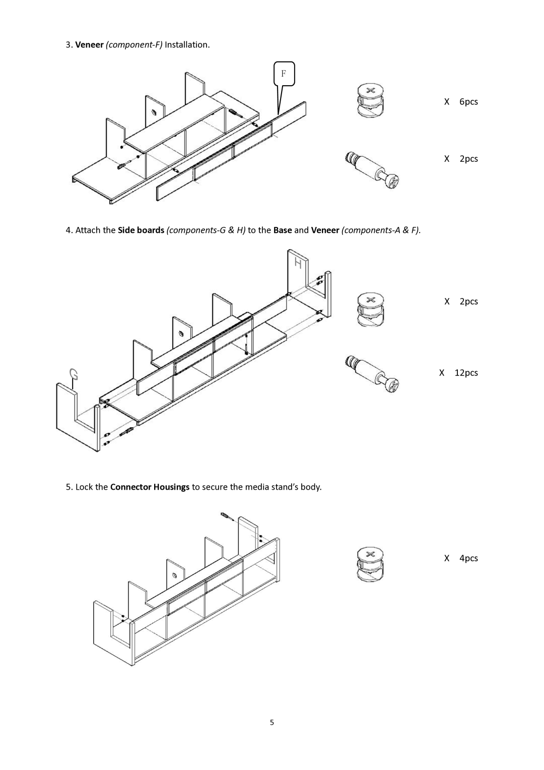 Elite Screens Raptor/Raptor Tension manual 6pcs 2pcs 