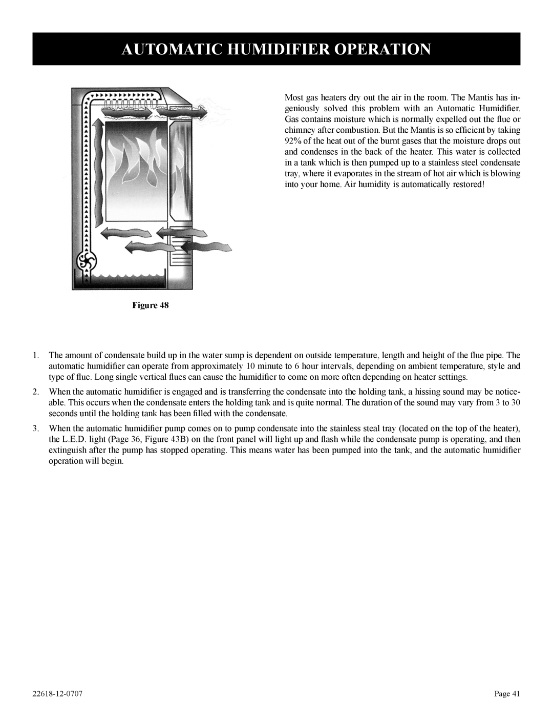 Elitegroup PV-28SV55-(CN,CP,GN,GP)-1, PV-28SV50-(BN,BP)-1 installation instructions Automatic Humidifier Operation 