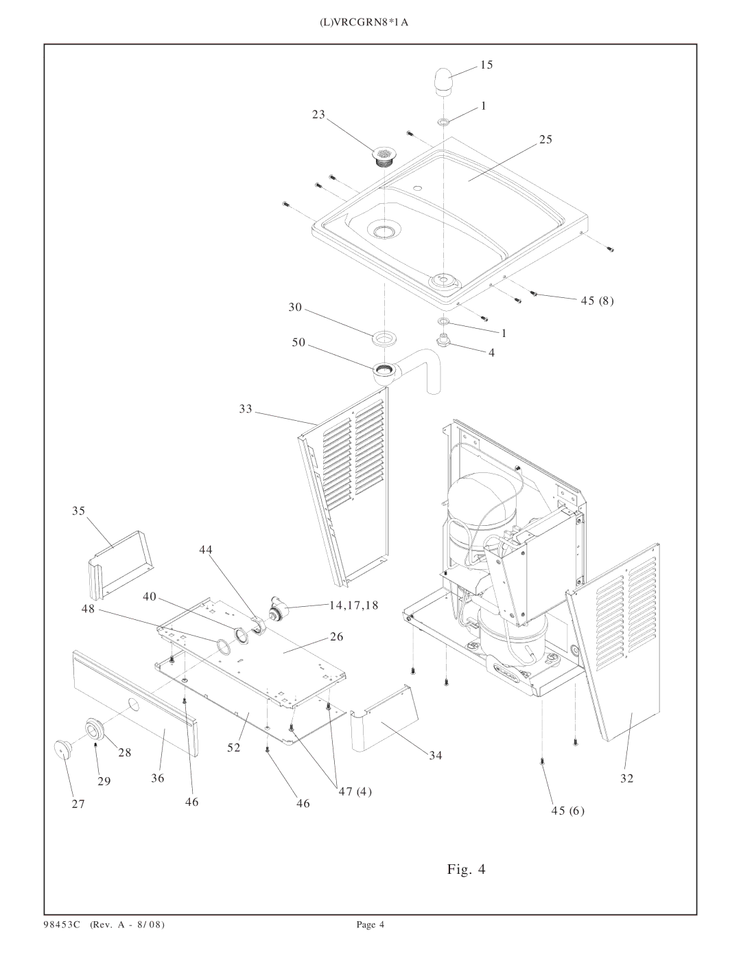 Elkay VRCGRN8 Series manual 14,17,18 