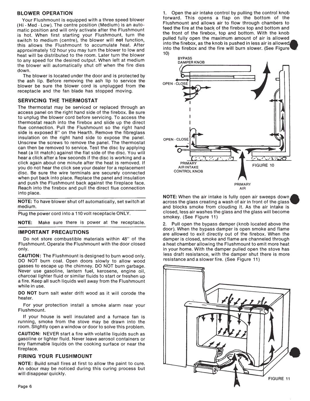 Elmira Stove Works 1700 manual 