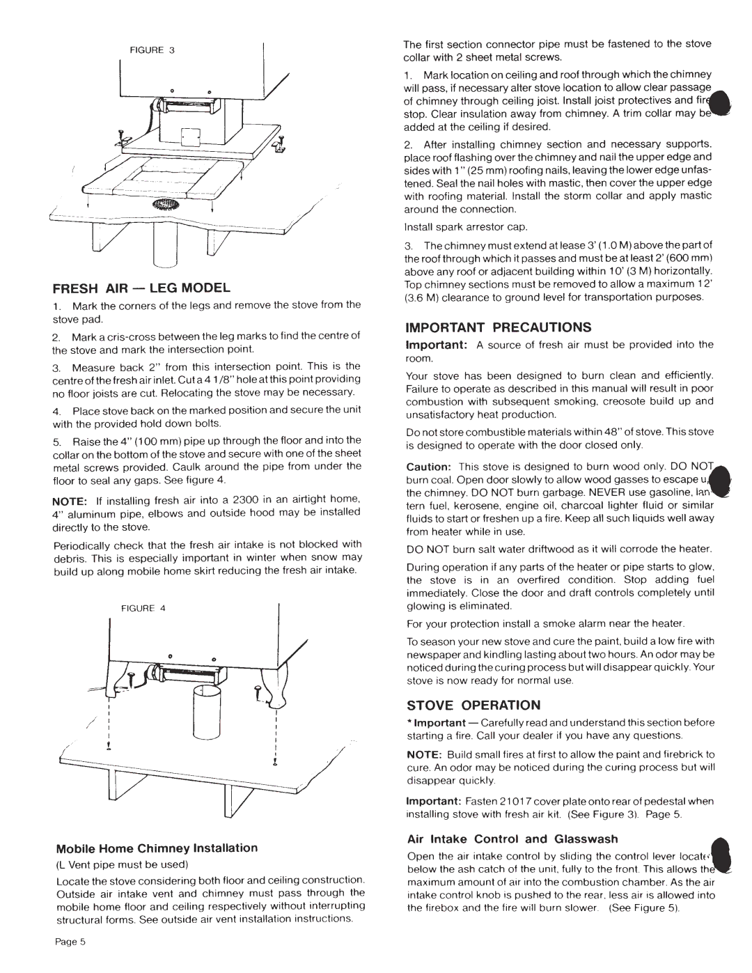 Elmira Stove Works 2300 manual 