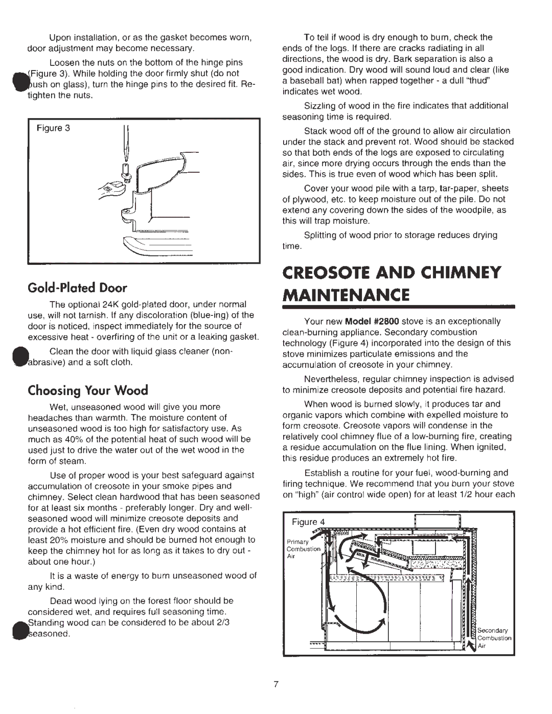 Elmira Stove Works 2800 manual 