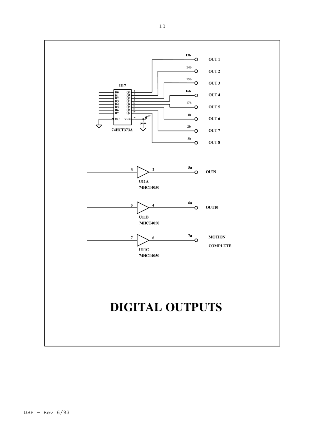 Elmo DBP SERIES manual Digital Outputs 