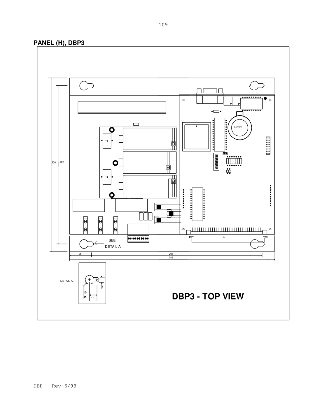 Elmo DBP SERIES manual DBP3 TOP View 