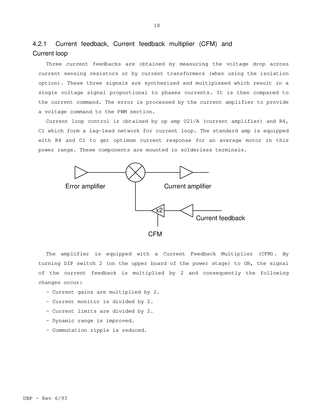 Elmo DBP SERIES manual Cfm 