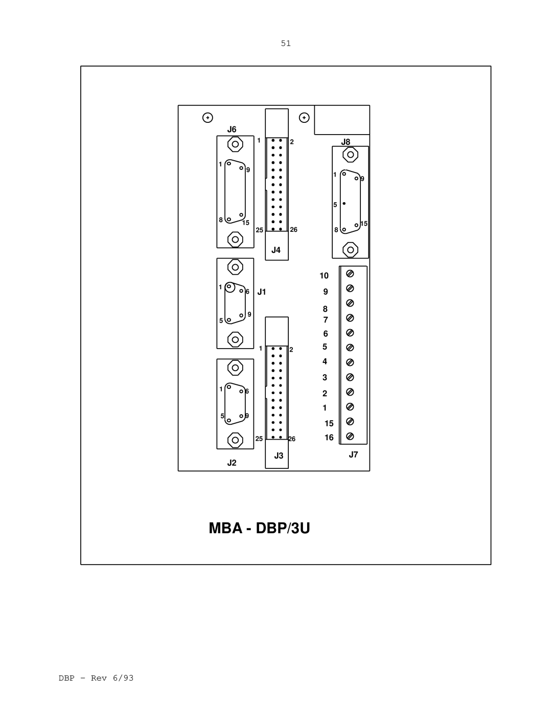 Elmo DBP SERIES manual MBA DBP/3U 