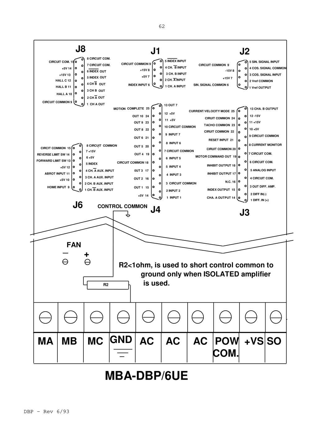 Elmo DBP SERIES manual MBA-DBP/6UE 