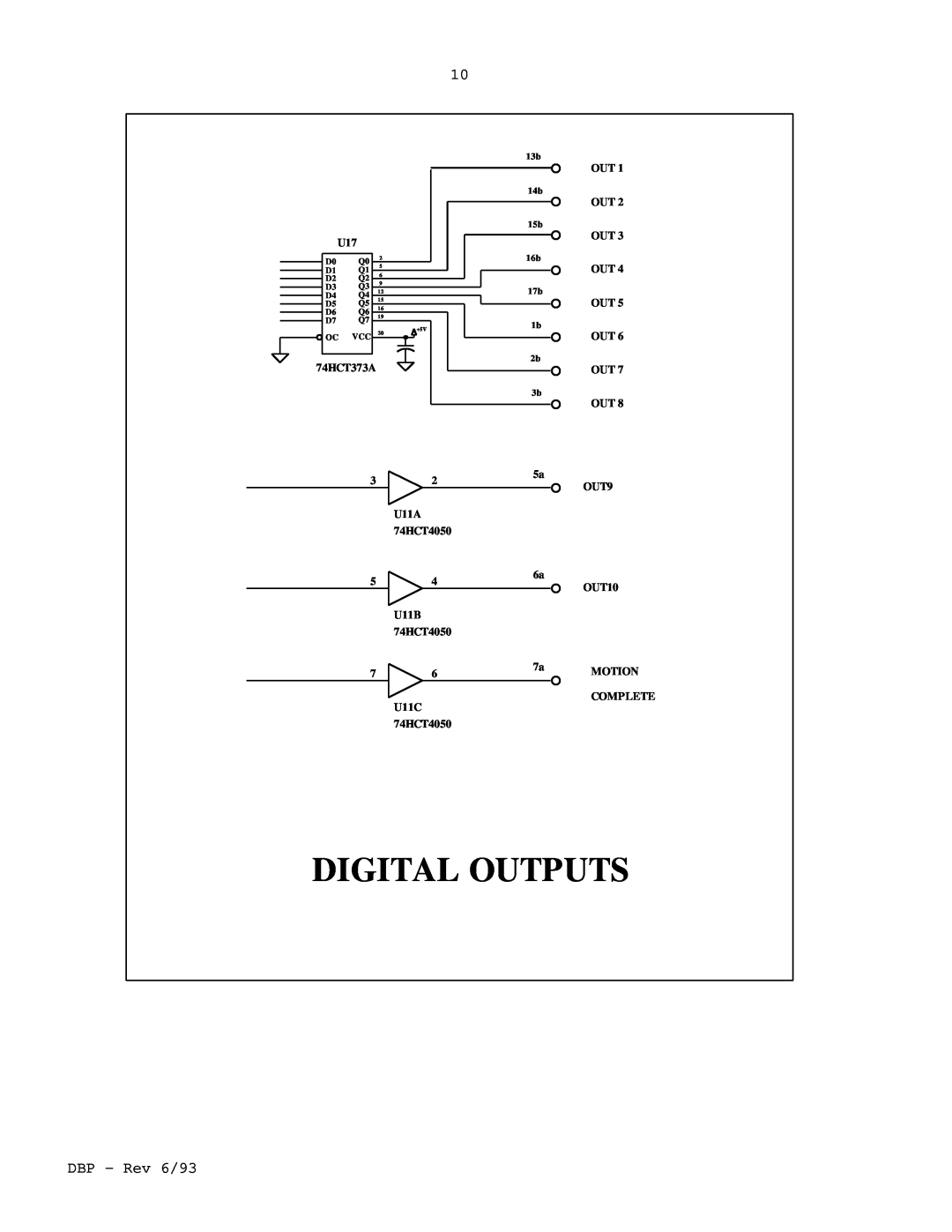 Elmo DBP SERIES manual Digital Outputs 