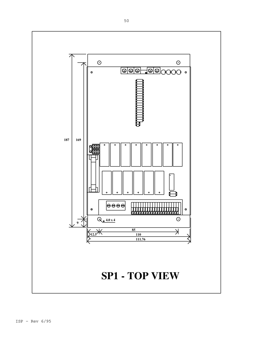 Elmo ISP manual SP1 TOP View 