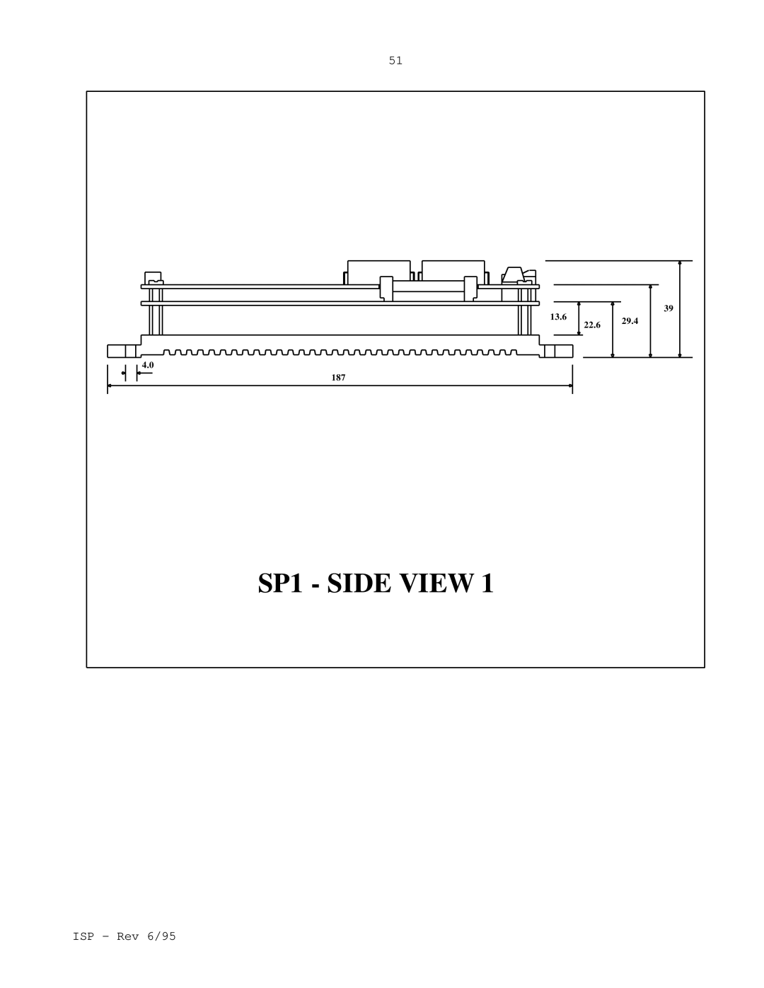 Elmo ISP manual SP1 Side View 