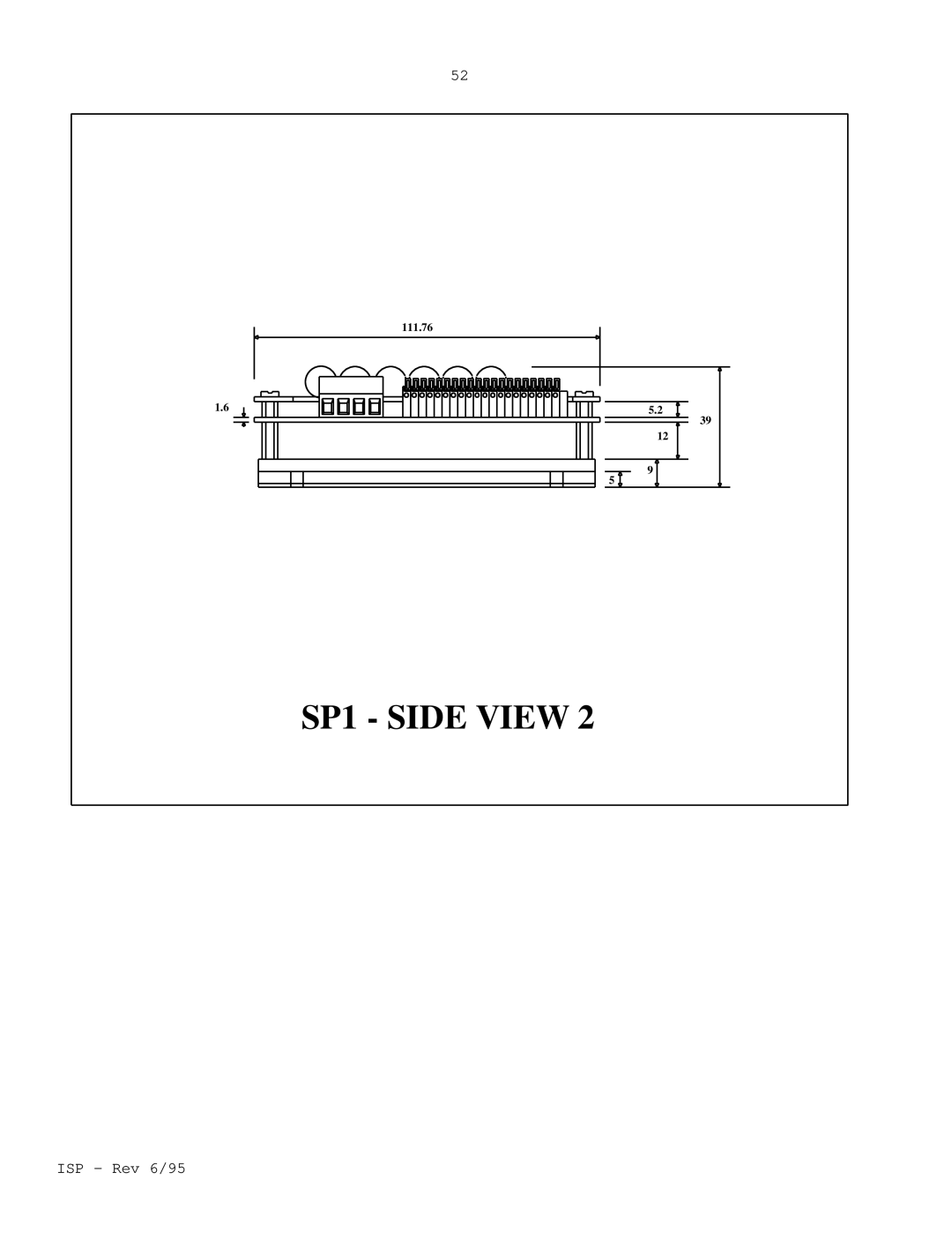 Elmo ISP manual SP1 Side View 