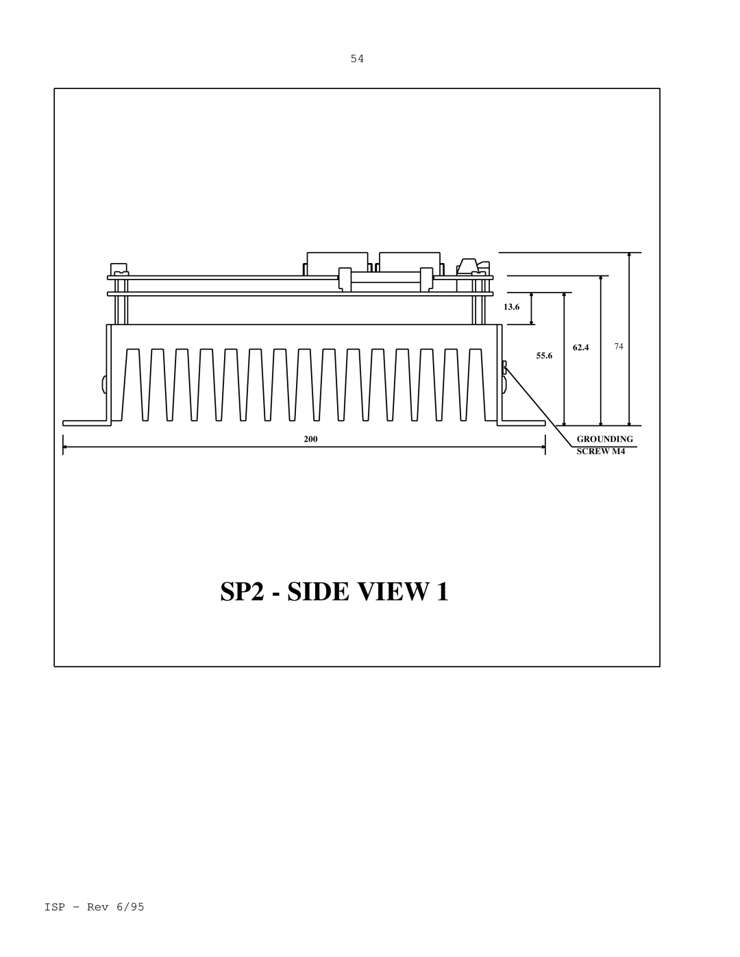 Elmo ISP manual SP2 Side View 