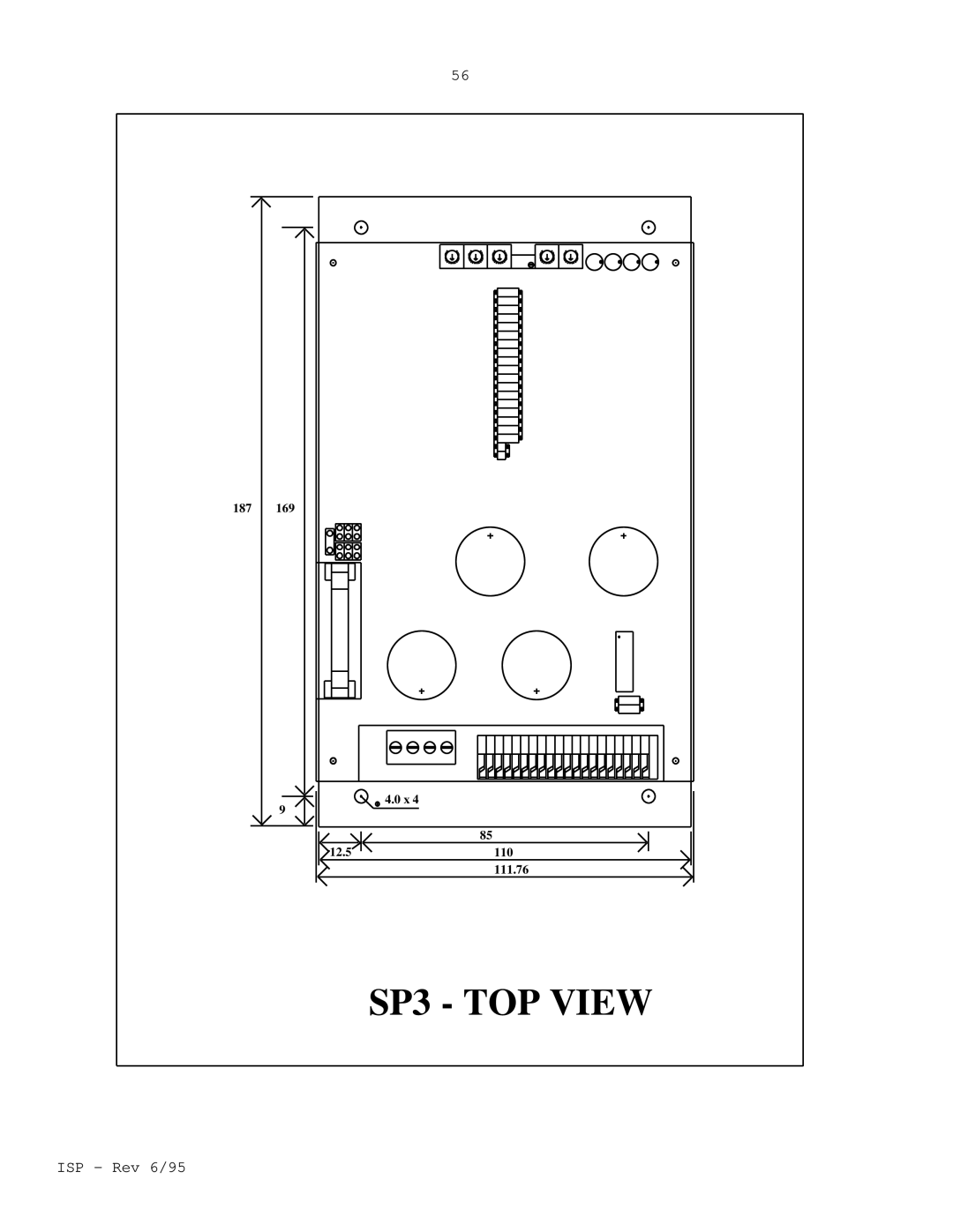 Elmo ISP manual SP3 TOP View 