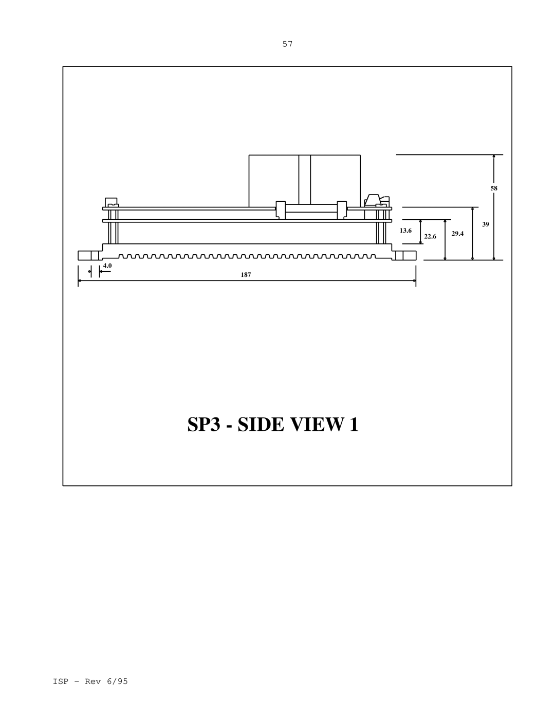 Elmo ISP manual SP3 Side View 