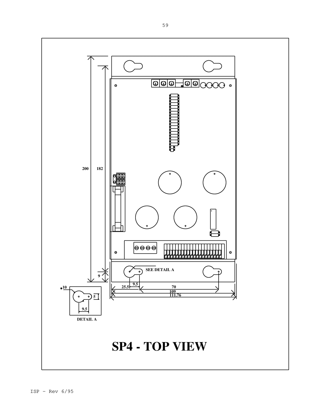 Elmo ISP manual SP4 TOP View 