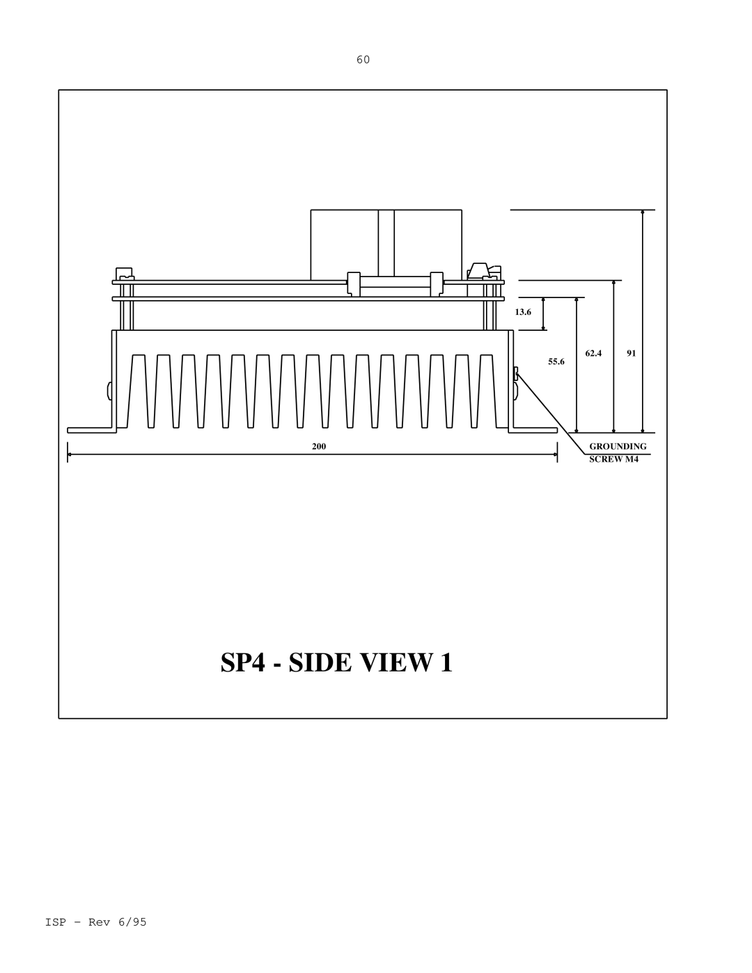 Elmo ISP manual SP4 Side View 