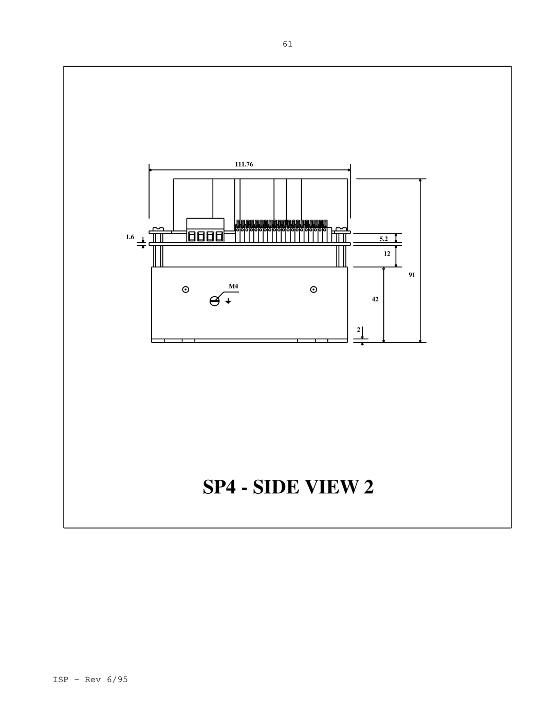 Elmo ISP manual SP4 Side View 