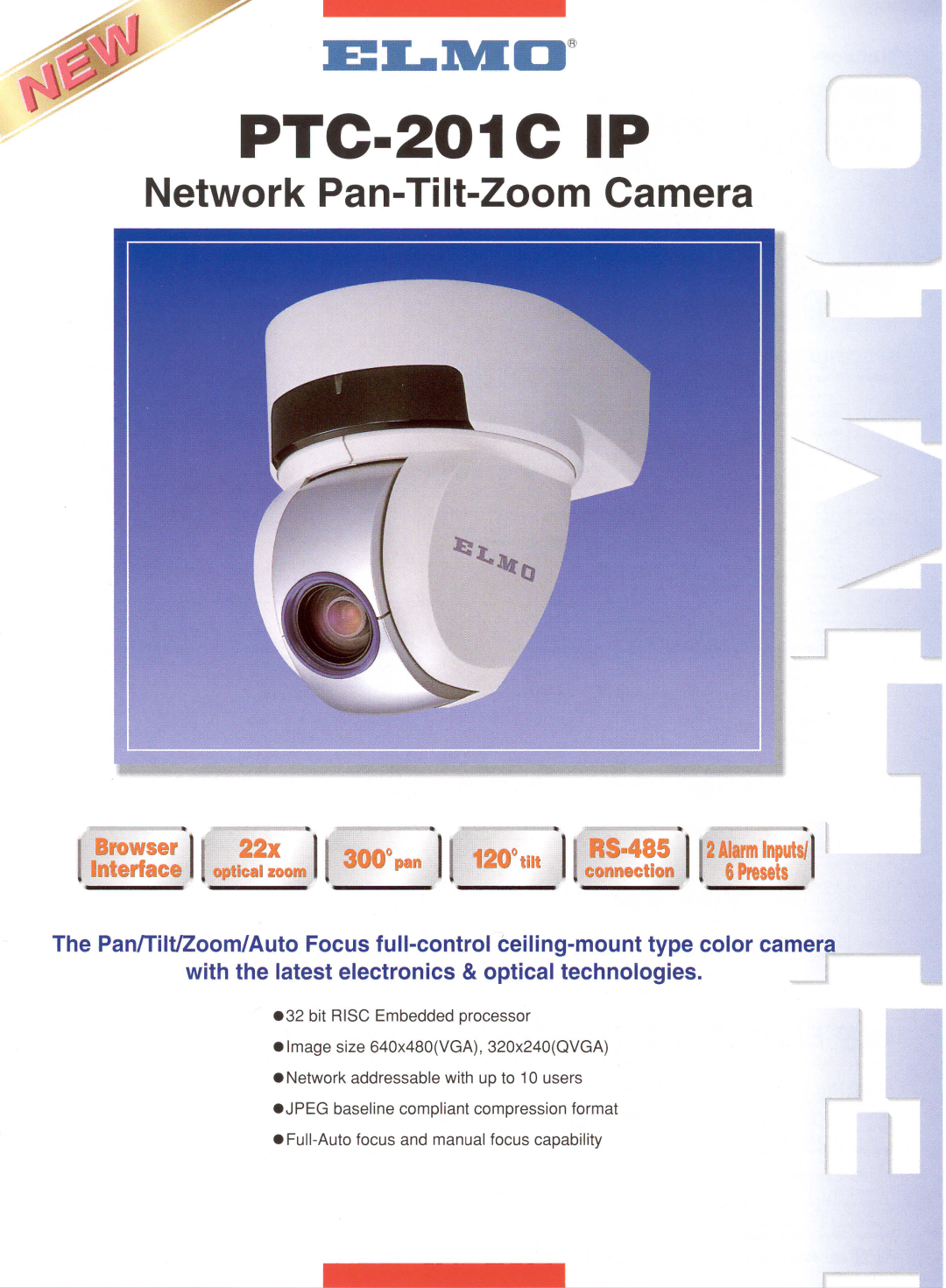 Elmo PTC-201CIP manual 