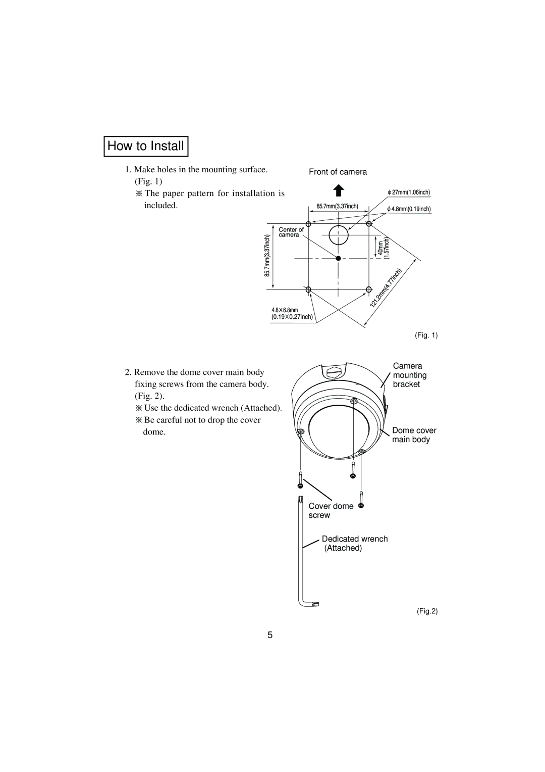 Elmo TND4204VX instruction manual How to Install 