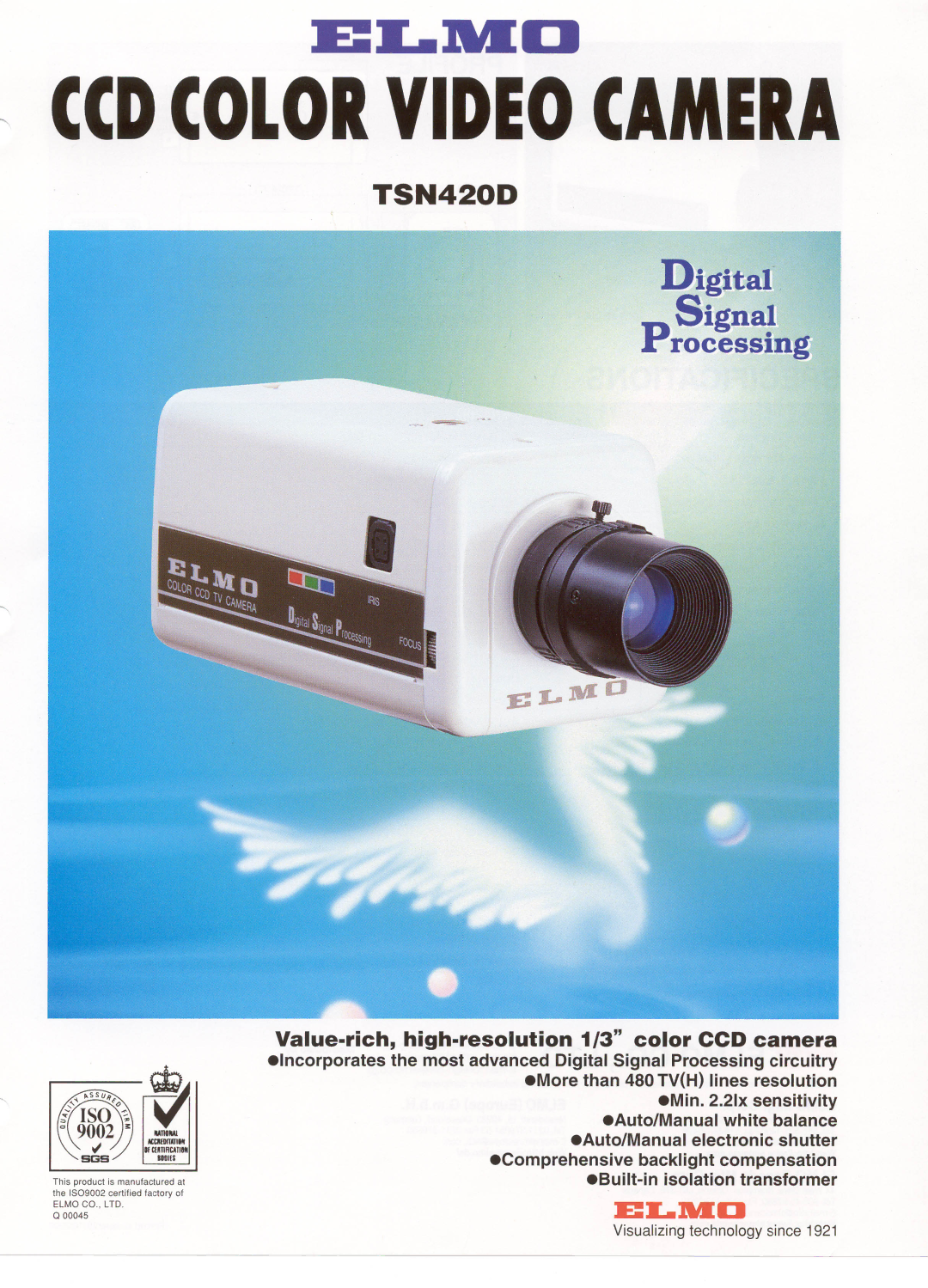 Elmo TSN420D manual 